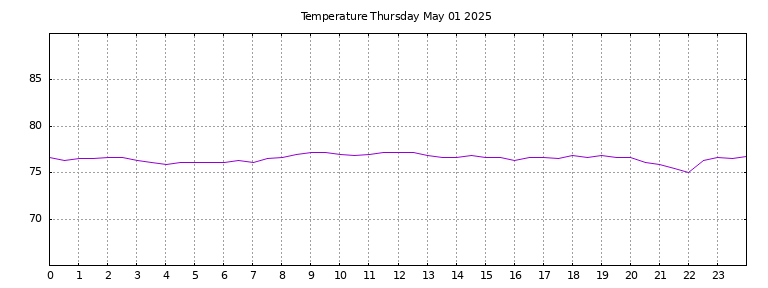 [Temperature today graph]