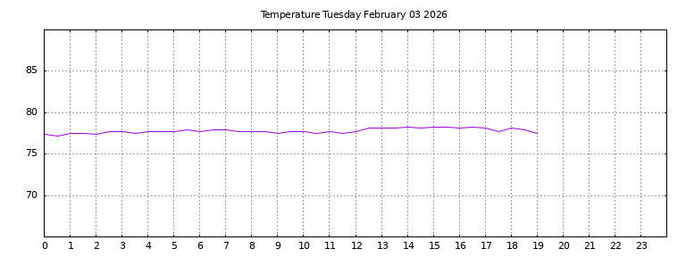 [Temperature today graph]